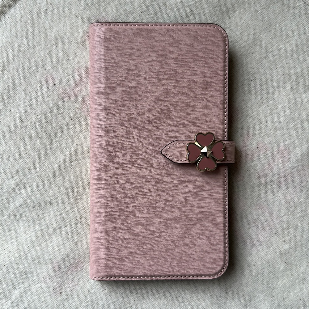 Kate Spade Flower Hardware Wrap Folio for iPhone XR